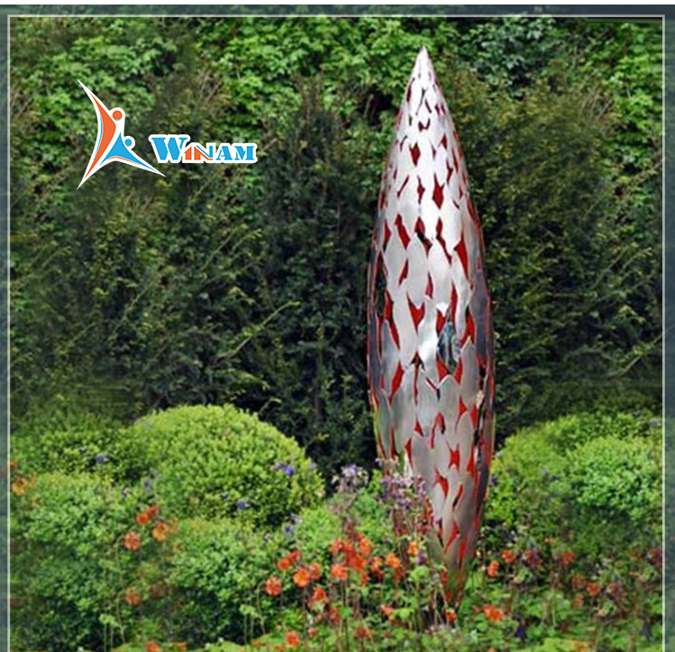 Abstract Metal Art Decoration Stainless Steel Tree Garden Sculpture