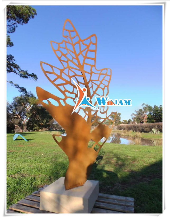 Beautiful hot shabby chic christmas tree maple corten steel