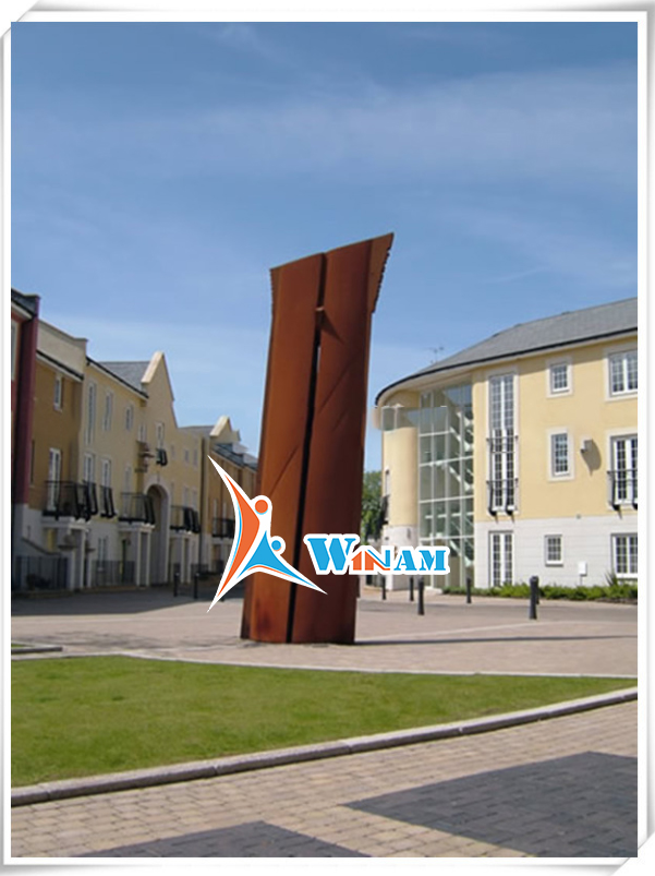 Fashionable art design large corten steel sculpture