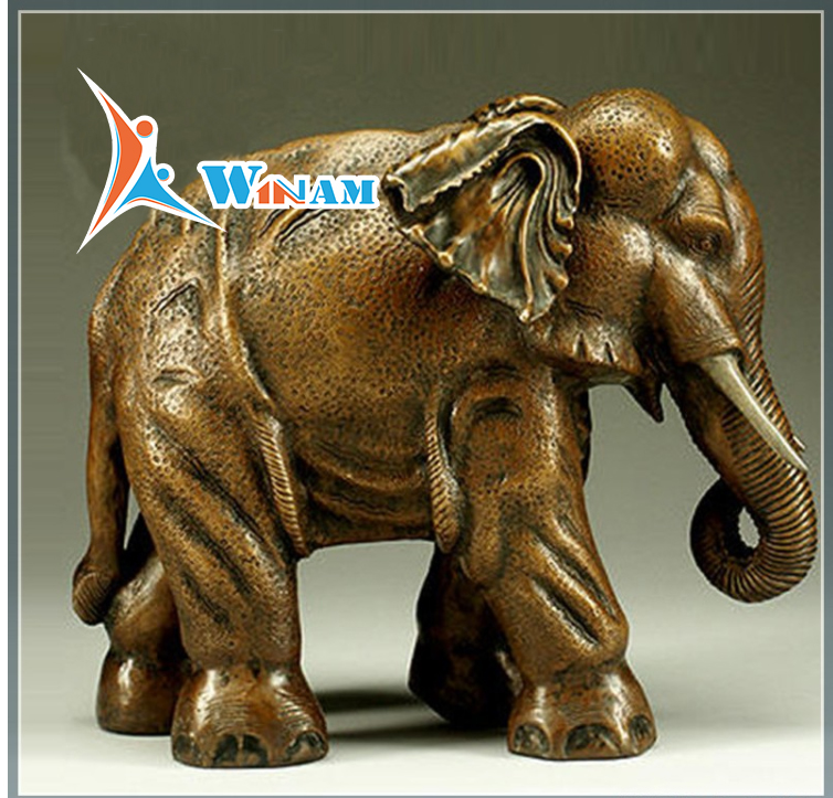 Home decoration life size indian bronze sculpture elephant