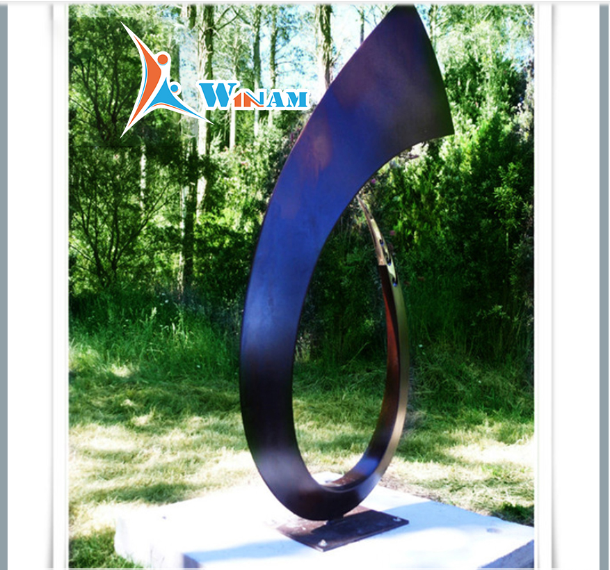 Modern Garden Painted Steel Sculpture Ideas