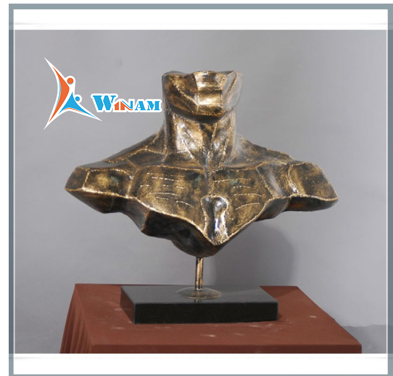 Indoor Decoration Incomplete Man Body Brass Sculpture