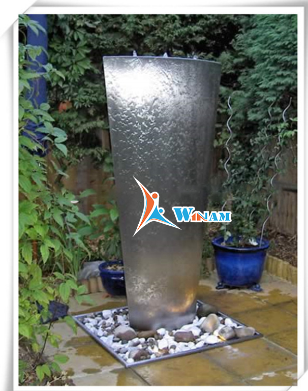 China handicraft sheet metal stainless steel water fountain