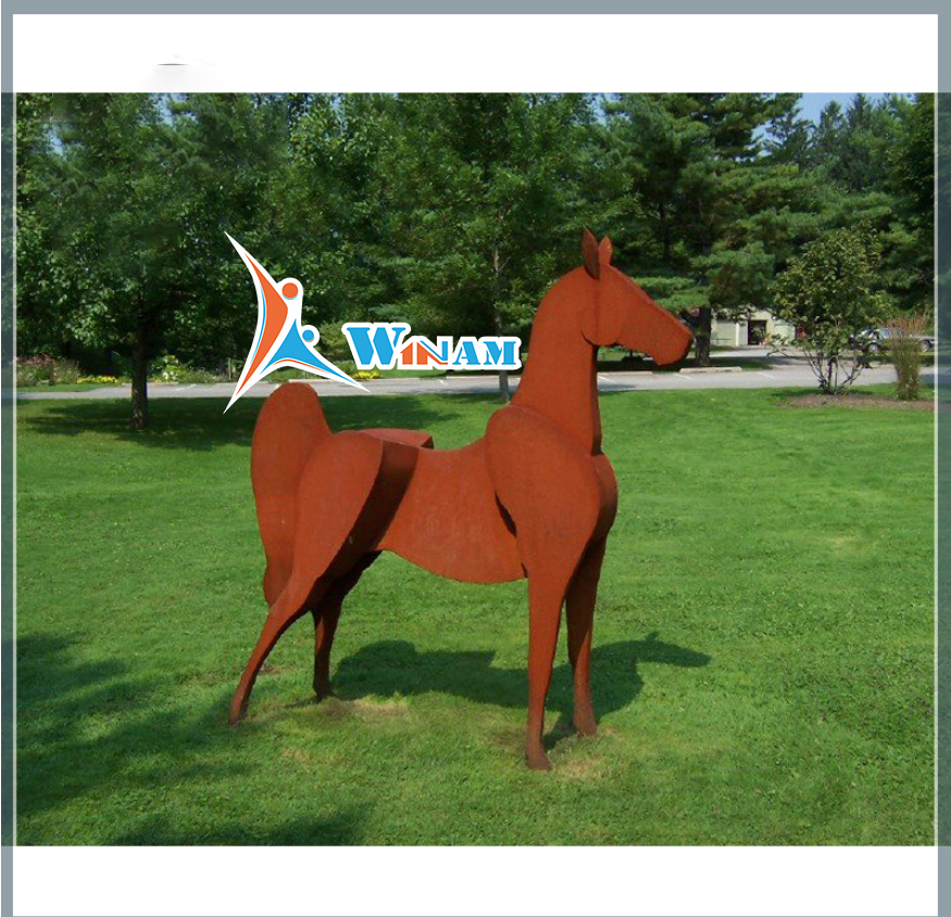 Outdoor decor large horse statues