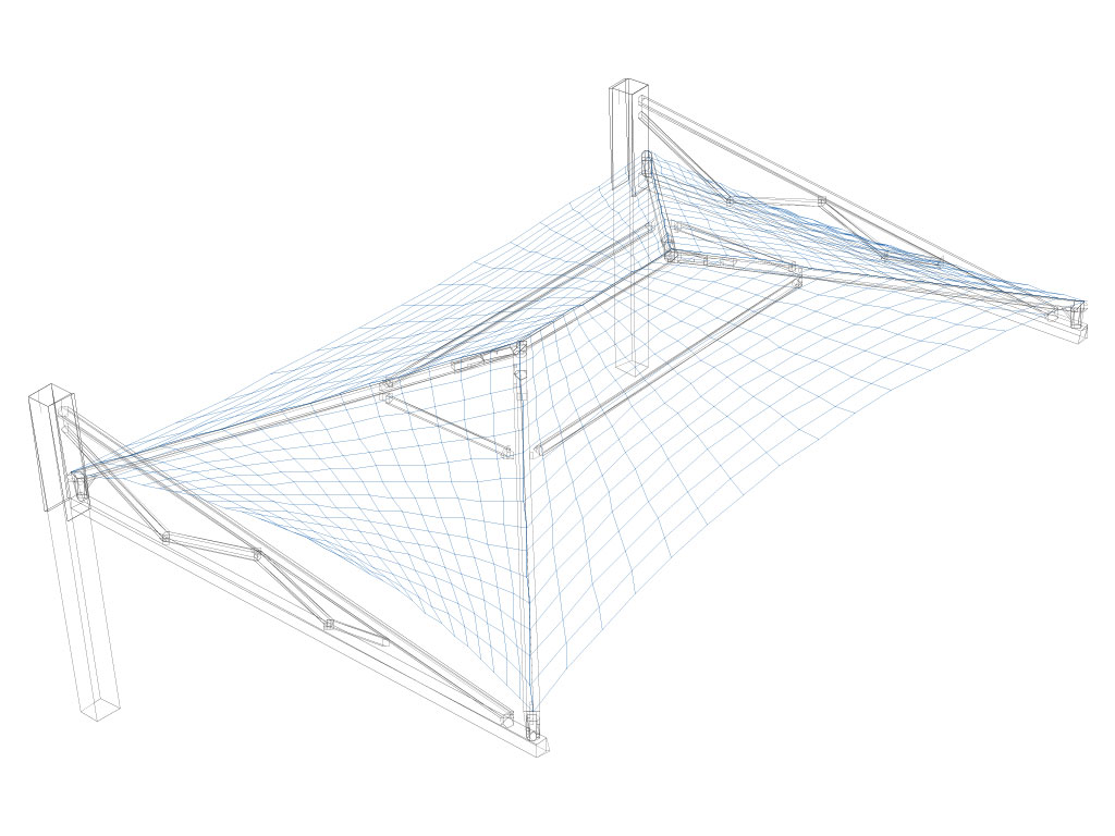 Single Tri-Truss Canti