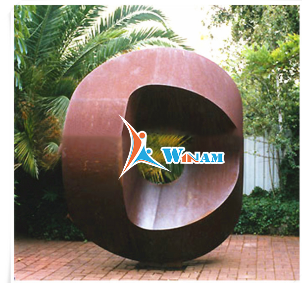 Contemporary decorative new metal craft corten steel garden sculpture