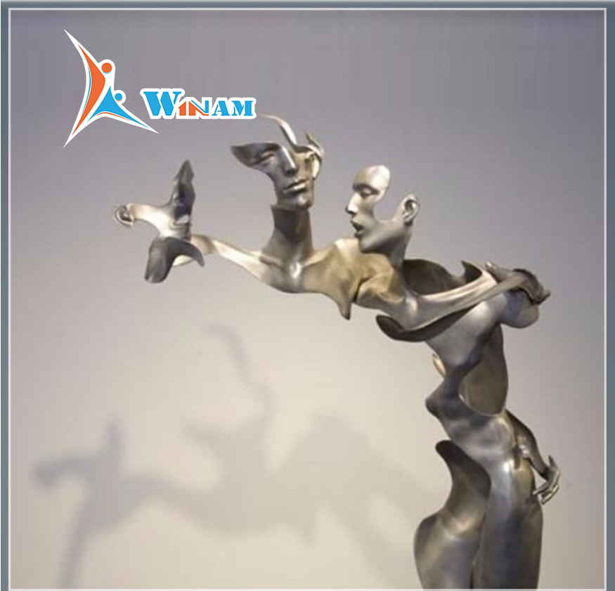 Western Abstract Art Stainless Steel Home Sculpture