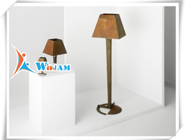 Contemporary Ornamental Corten Steel Light For Home Decoration