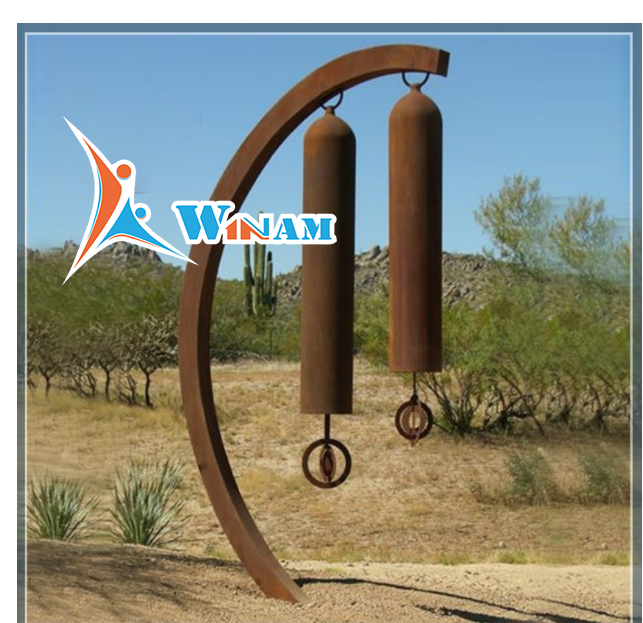 Large Special Corten Steel Urban Landscape Sculpture