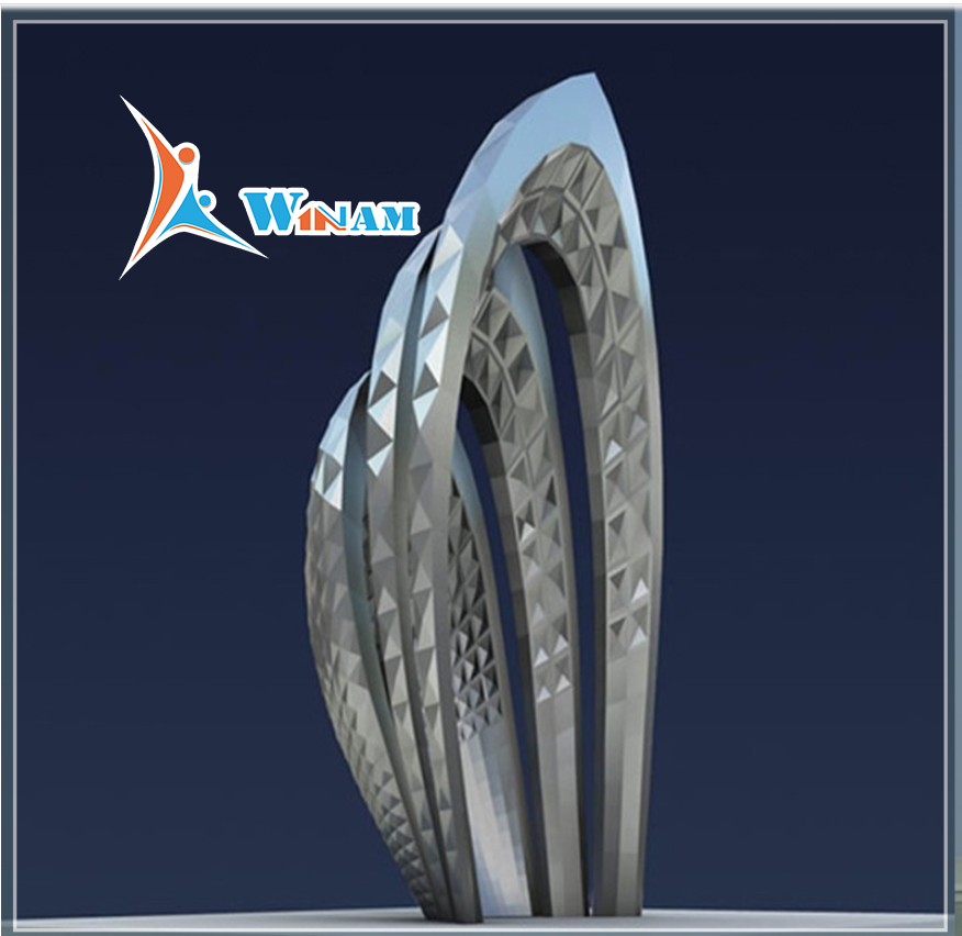 Outdoor Fashion Modern Famous Metal Art Sculpture For Sale