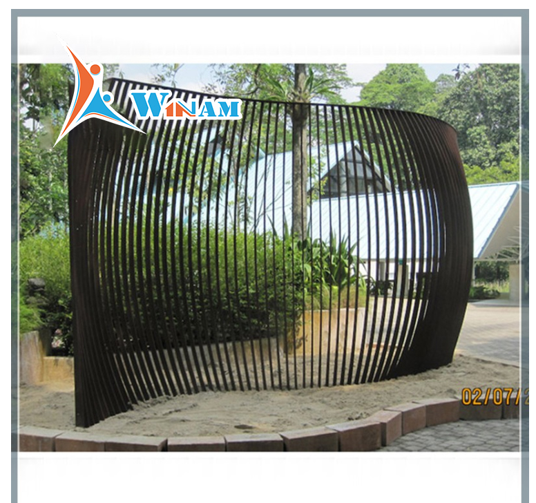 Laser Cut Metal Corten Steel Garden Screen