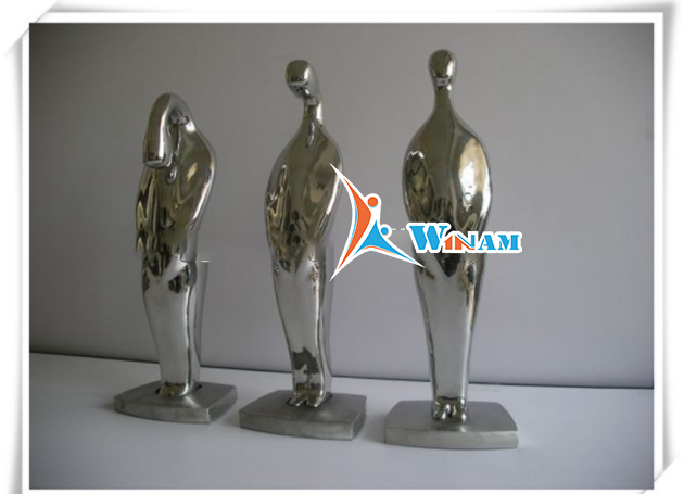 Polished Metal Decoration Supplier Home Stainless Steel Figure Sculpture