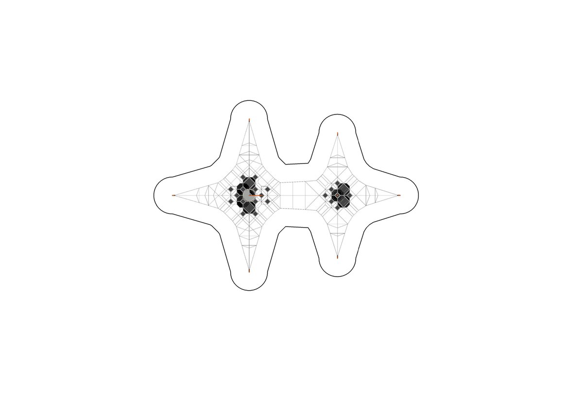 Tổ hợp leo trèo khổng lồ Tetragode 7461.03