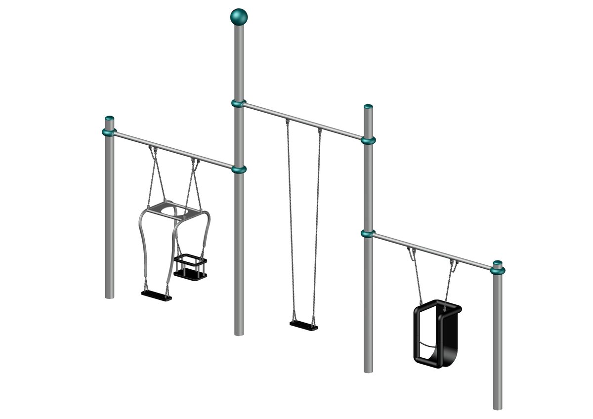 Xích đu ba chỗ Triple Sky Swing.170