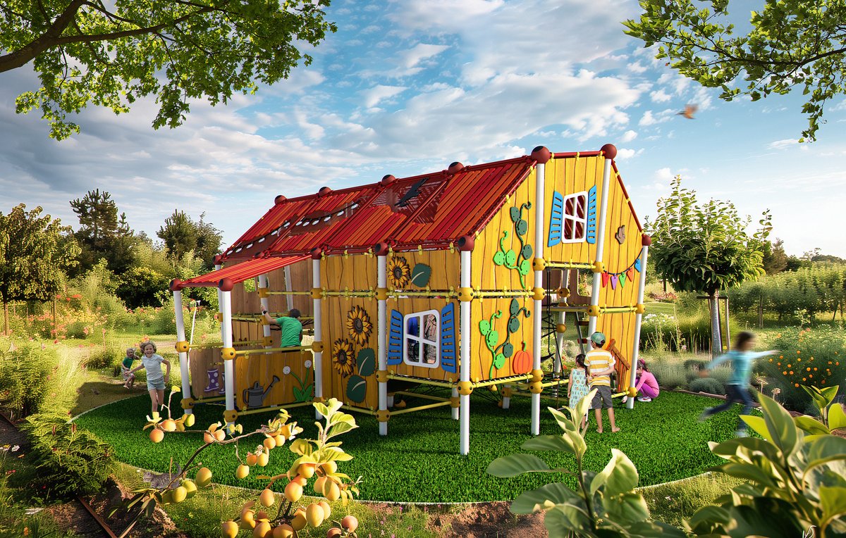 Nhà chơi bánh gừng Villago Candy M.02