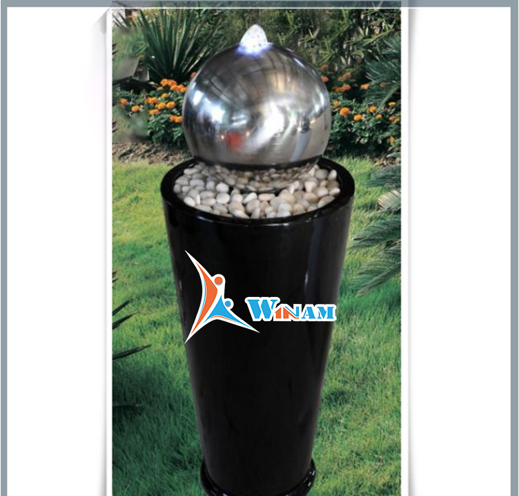 Delicate Custom Polish Stainless Steel Sphere Ball Sculpture