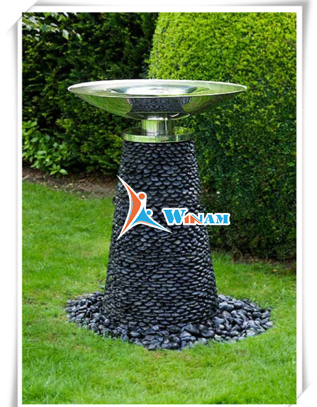 China garden decoration unique usa handicraft stainless fountain for sale