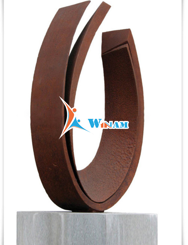 Corten steel Sculpture garden