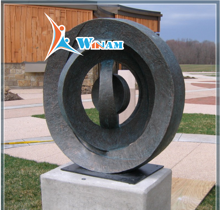 Large size antique style bronze garden sculpture