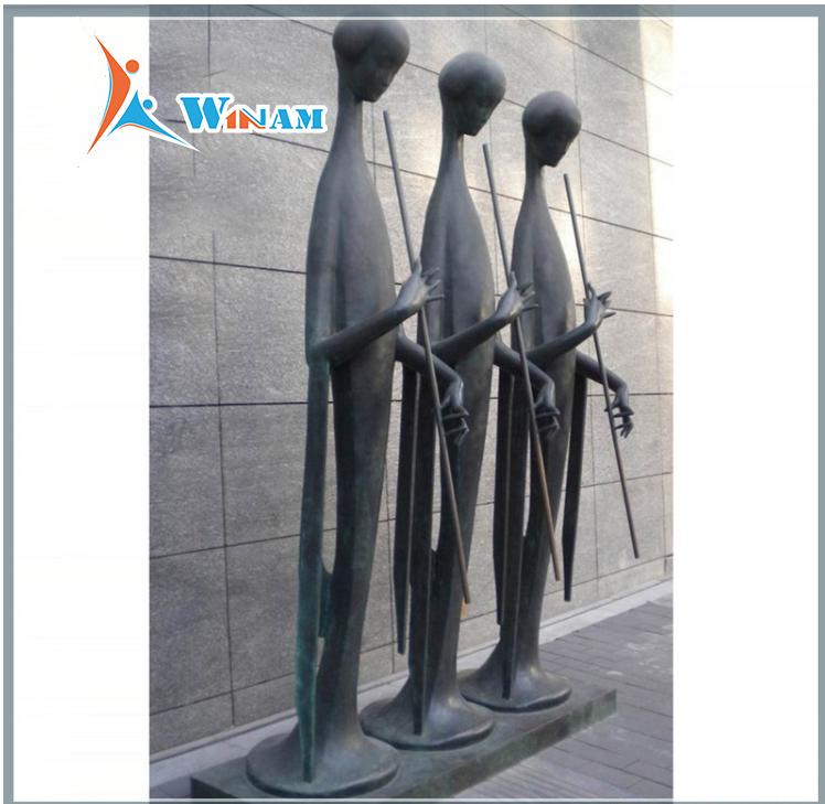 Hot selling custom size bronze garden statues