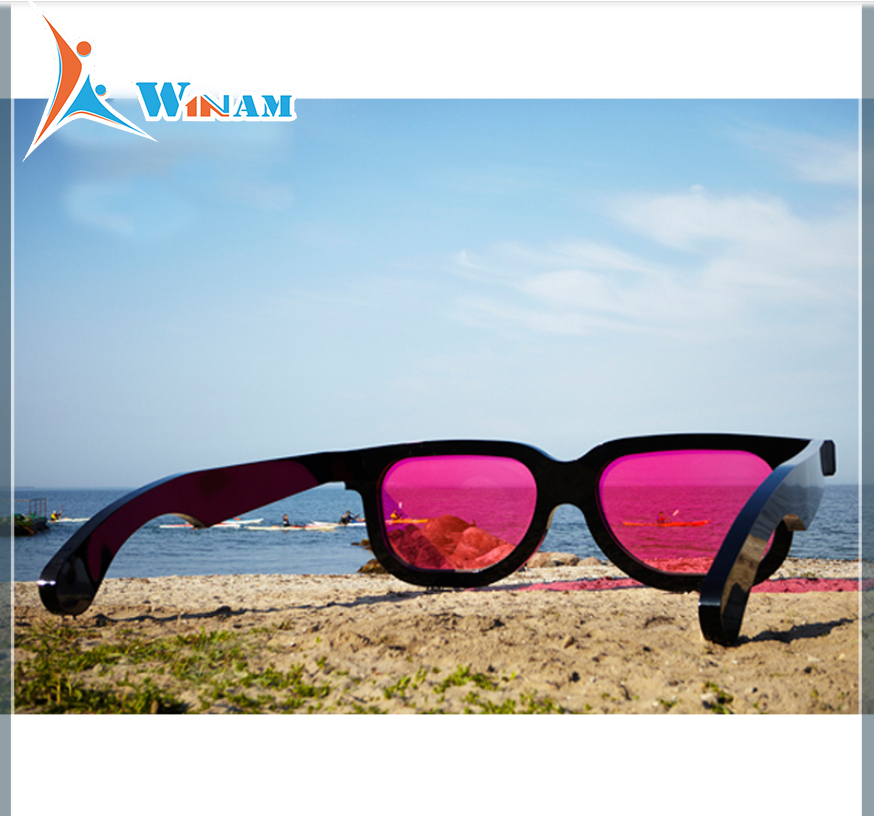 Oversized sunglasses stainless steel city sculpture