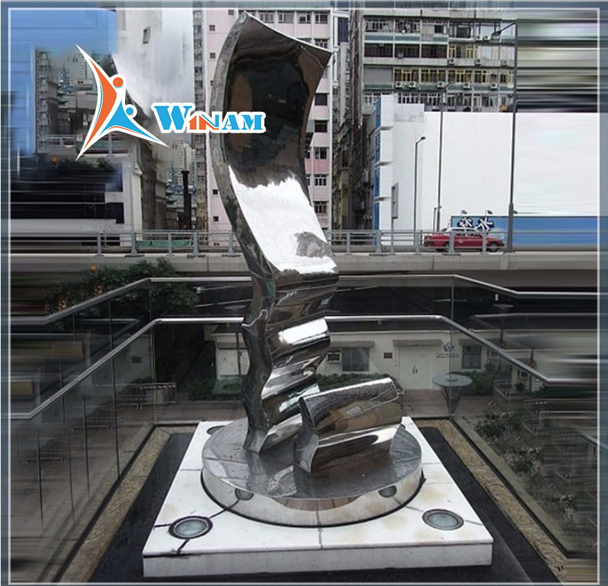 Park ornament large metal garden sculpture