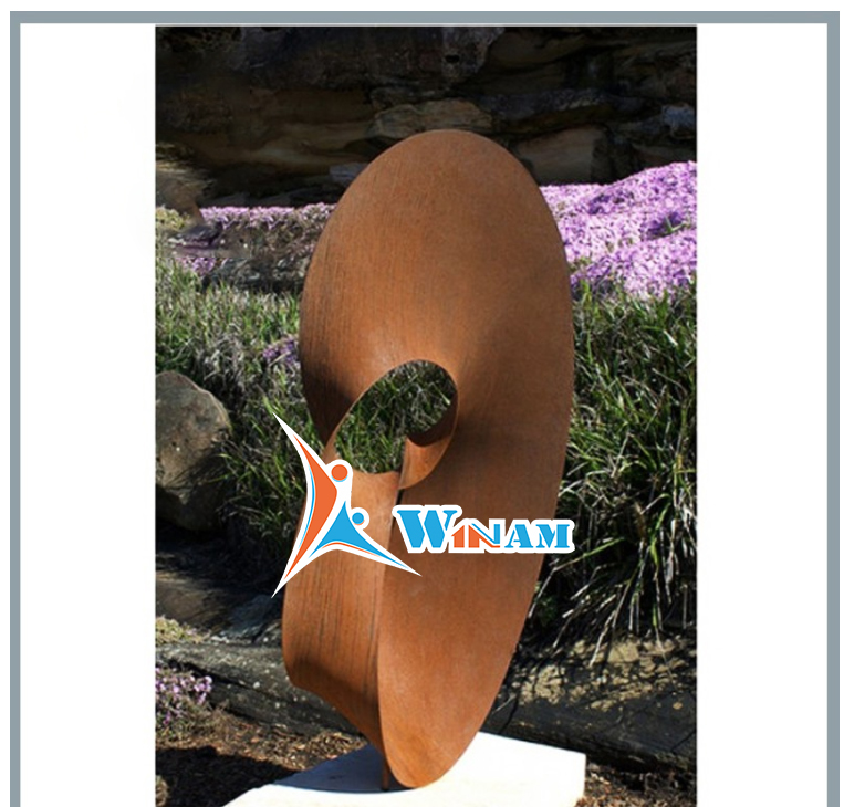 Handcraft Modern Garden Corten Steel Sculpture