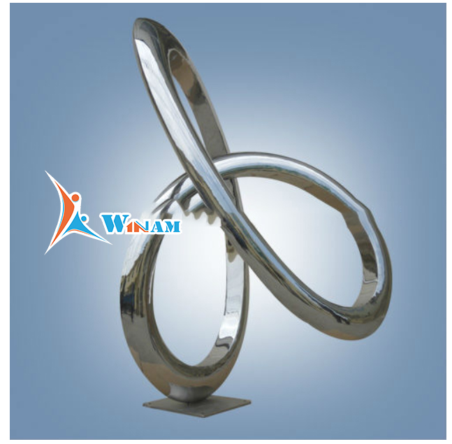Outdoor sculpture,modern stainless steel sculpture