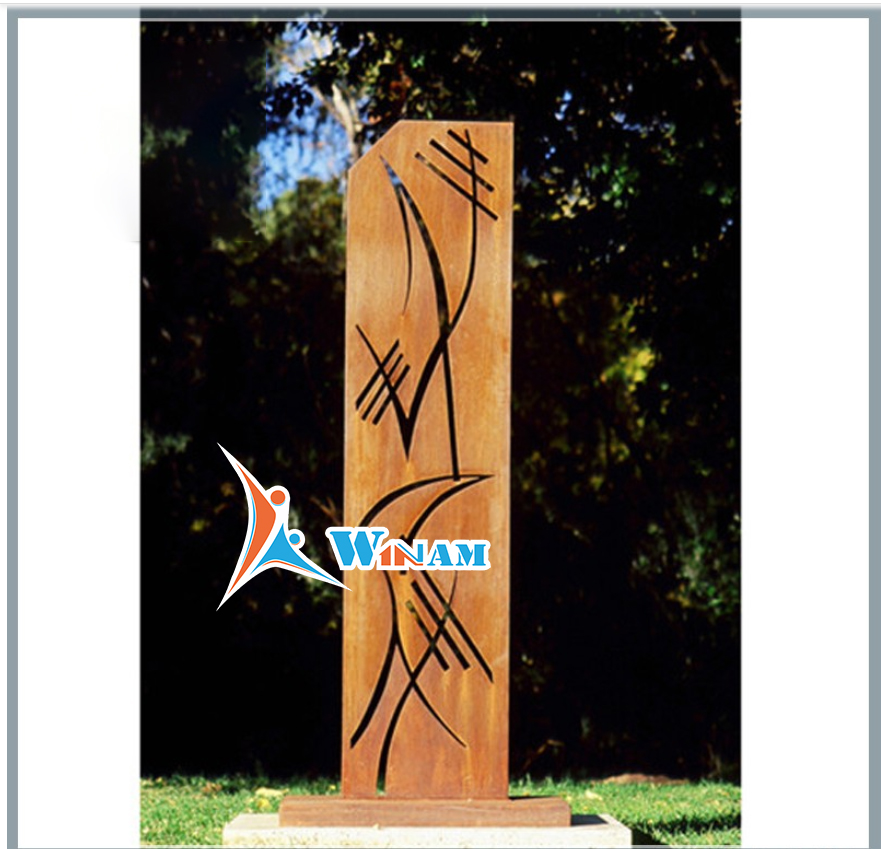 Outdoor Laser Cut Decorative Corten Steel Panel