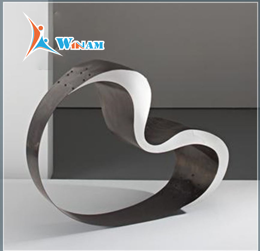 Heart Shaped Stainless Steel Metal Garden Art Sculpture