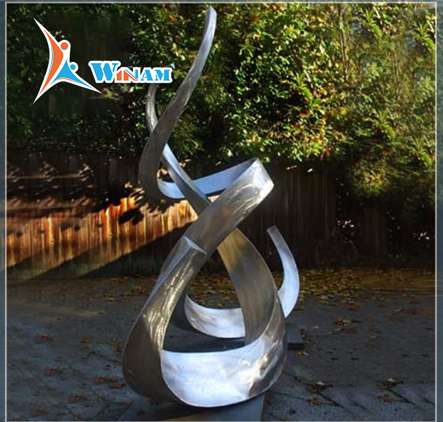China new innovative design garden landscape stainless steel sculpture