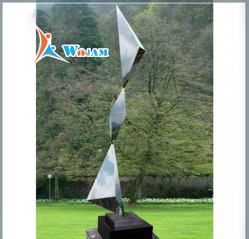 Abstract Modern Garden Stainless Steel Yard Sculptures