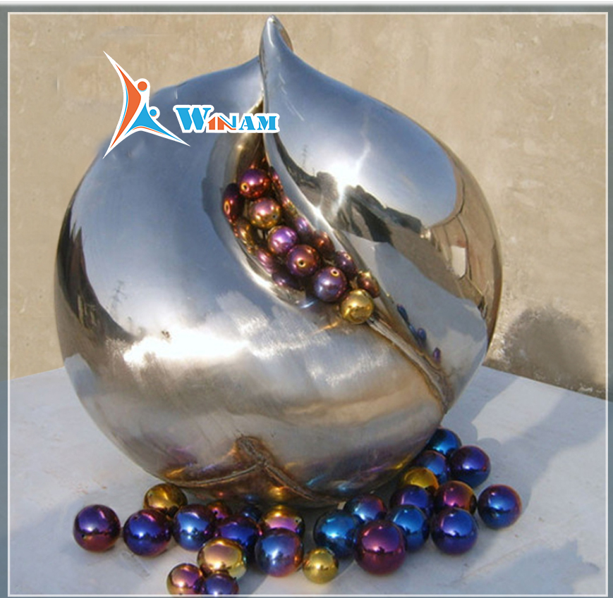 Christmas Use Stainless Steel Outdoor Decor Sculpture
