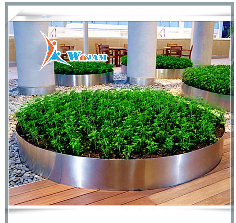 Stainless steel round flow pot