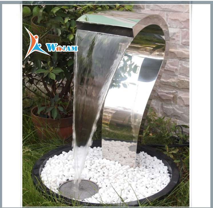 Delicate Indoor Art Decoration Metal Fountain for sale