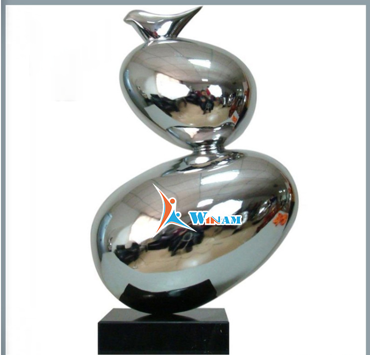 Large Modern Abstract Arts Stainless steel Sculpture for garden decoration