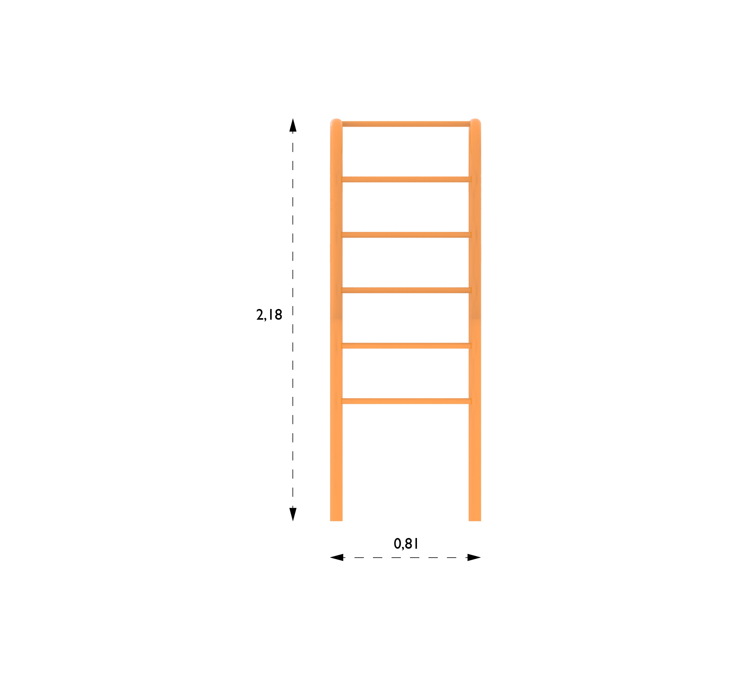 Inshape Horizontal Ladder