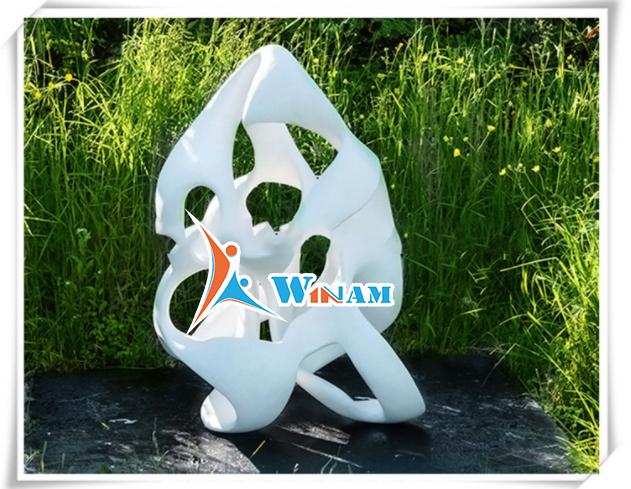 Garden abstract home decor 3d art net stainless steel handicraft gift