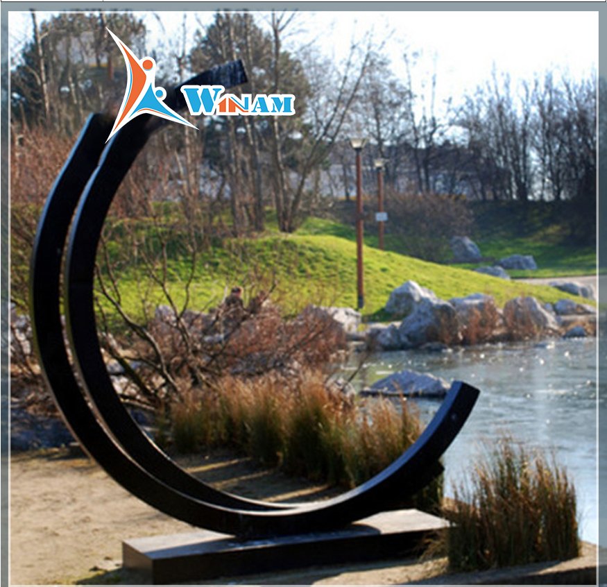 Modern Metal Art Abstract Bronze Sculpture