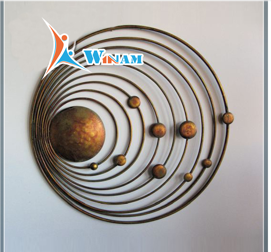 Home decoration modern metal wall art bronze sculpture for sale
