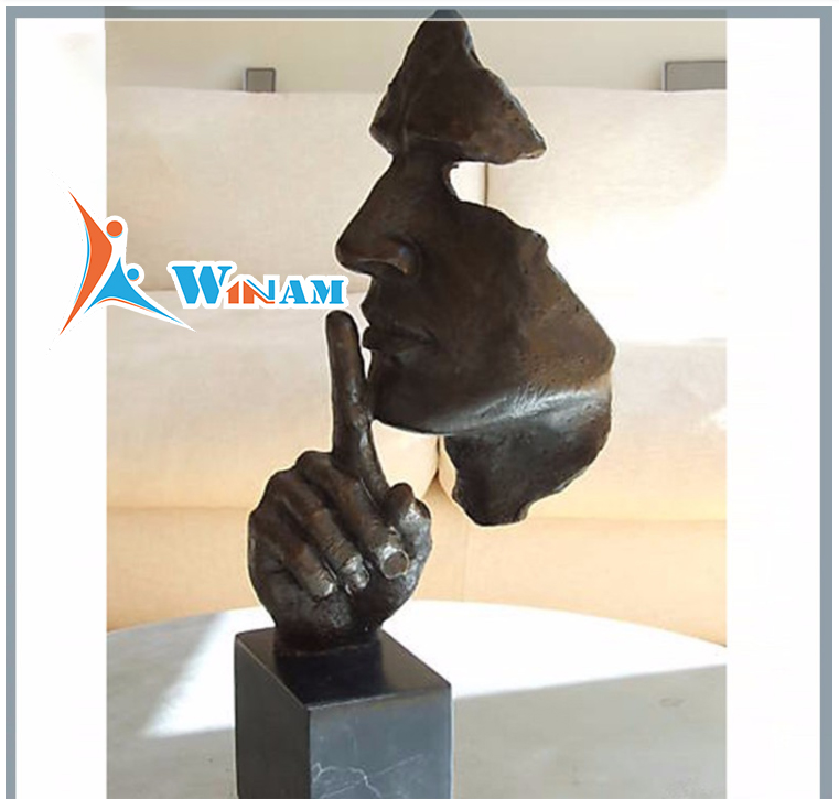 Modern popular metal art decorative statues
