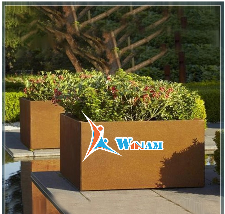 China Supplier Wholesale High Quality Metal Flower Pots and Planters