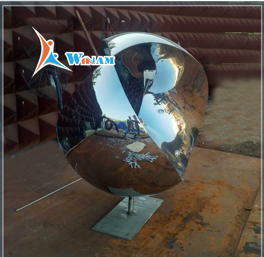 Garden Decoration Stainless Steel Moon Sculpture