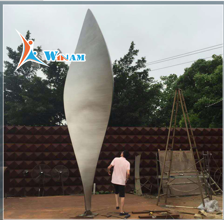 Large Outdoor Abstract Garden Metal Sculpture For Decoration