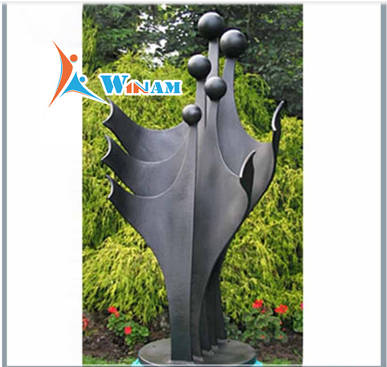 Modern art garden decoration abstract bronze statue