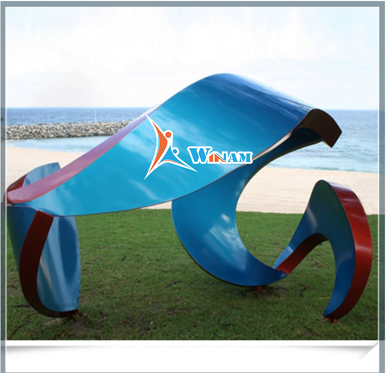 Abstract Sculpture Large Oriental Garden Stainless Steel Statue