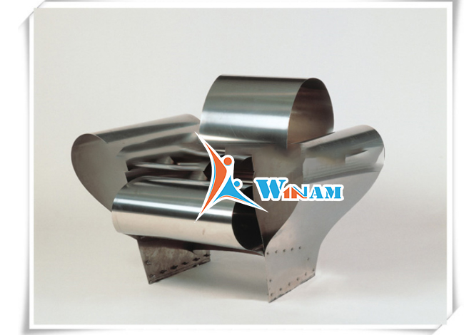 Home Decoration Stainless Steel Modern Garden Furniture Chair Sculpture