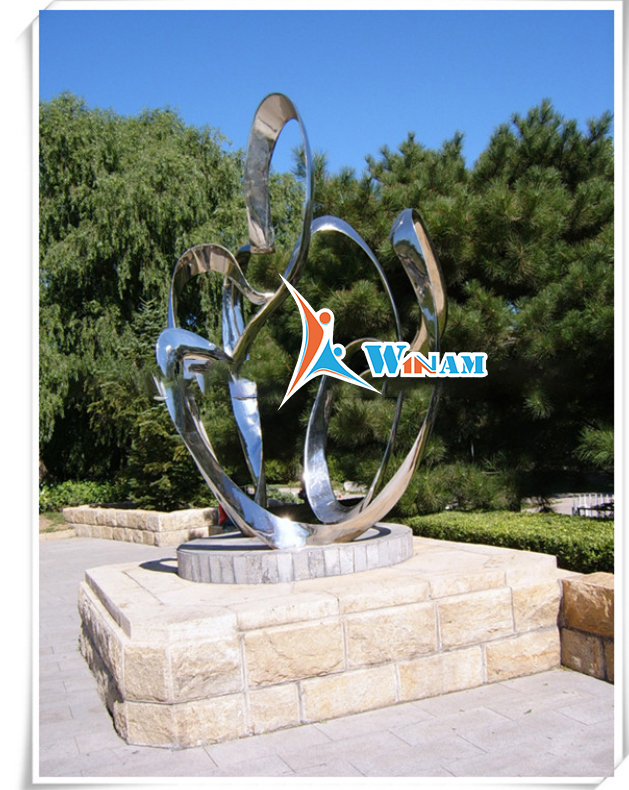 Stainless Steel Sculpture Garden Metal Decoration Craft