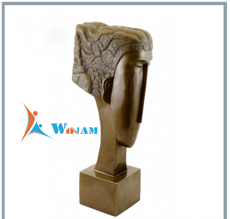 Factory customize home art life size bronze sculpture