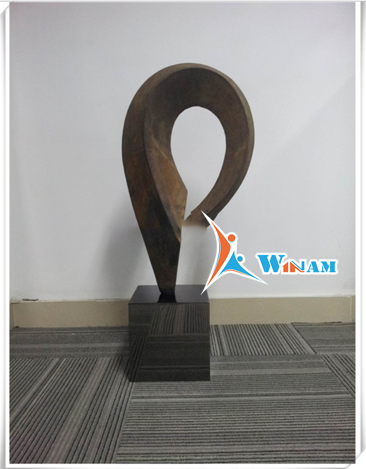 Corten steel Sculpture with Base